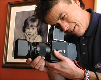 Keith Thompson with LightPhase on Hasselblad